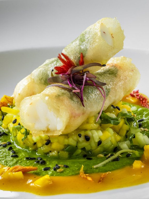 Assiette de langoustine